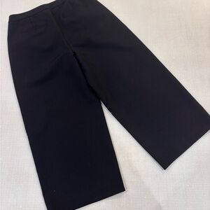 MADEWELL 1937 Women’s  Black Pleated Wide Leg Dress Pants with Clean Zip Up